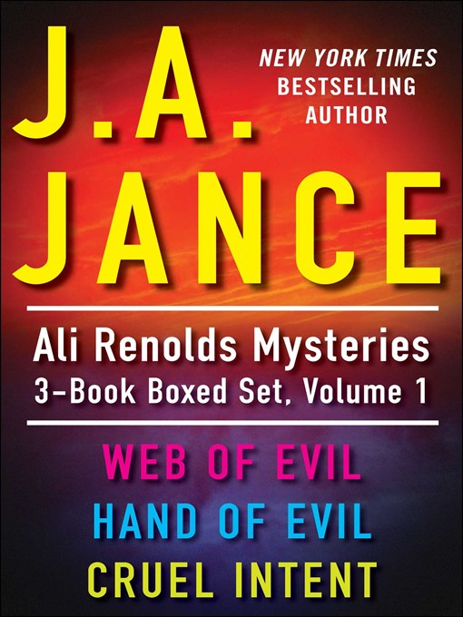 Title details for Ali Reynolds Mysteries 3-Book Boxed Set, Volume 1 by J.A. Jance - Available